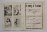 Pliant interbelic Catalog de tablouri Saraga &amp; Schwartz , reclama interbelica