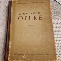 Mihai Eminescu Opere volumul 4 Poezii postume editia Perpessicius