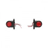 Cumpara ieftin Set Lampi laterale de gabarit cu LED 12-24V, rosu-alb (2 bucati), Breckner