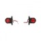 Set Lampi laterale de gabarit cu LED 12-24V, rosu-alb (2 bucati)