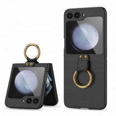 Husa Tech-Protect Icon Ring pentru Samsung Galaxy Z Flip 5 Negru