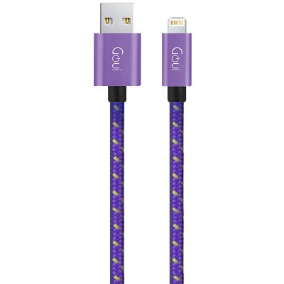 Cablu Date si Incarcare USB la Lightning Goui, 1 m, Mov G-8PINFASHIONP foto