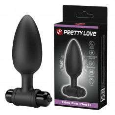 Plug anal vibrator sex plug 10 moduri 11cm foto