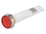Lampă de control neon 230V, &Oslash;10mm, plastic