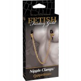 Lant Sfarcuri Nipple Clamp Gold Chain (DB)