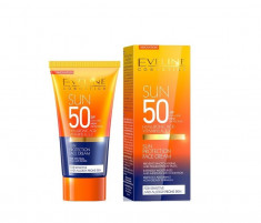 Crema de fata cu protectie solara, Eveline Cosmetics, SPF 50, 50 ml foto