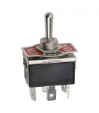 Comutator cu brat 2 circuit 10A 250V ON-OFF-ON cu retinere, Oem