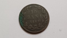 Romania-10 Bani 1867-WATT