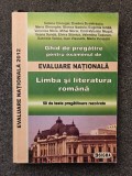 EVALUARE NATIONALA LIMBA SI LITERATURA ROMANA 2012 - Ciorogar