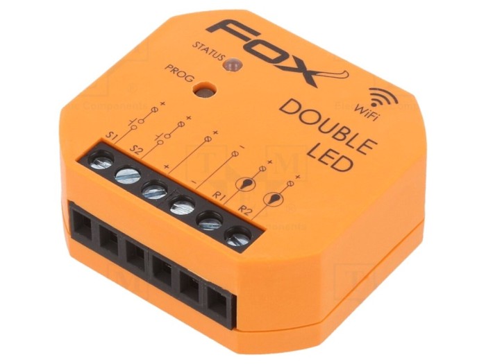 Controler LED 2 canale 9-30V DC