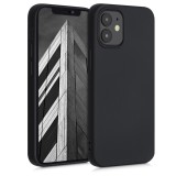 Husa pentru Apple iPhone 12 Mini, Silicon, Negru, 52711.47, Kwmobile