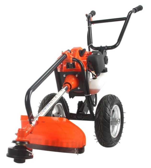 Motocoasa pe roti, masina de tuns iarba 2CP 1.4Kw 42cm XM83107 + casca protectie