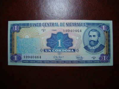 NICARAGUA 1 CORDOBA 1995 UNC foto
