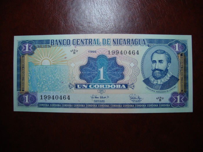 NICARAGUA 1 CORDOBA 1995 UNC