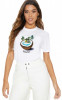 Tricou dama alb - Beachin - M, THEICONIC