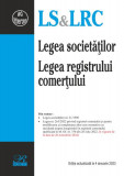 Legea societăților. Legea registrului comerțului - Paperback brosat - Rosetti Internaţional