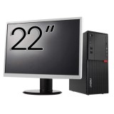 Pachet Calculator Second Hand LENOVO M710T Tower, Intel Core i5-6500 3.20GHz, 8GB DDR4, 256GB SSD + Monitor 22&amp;quot; NewTechnology Media