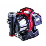 Pompa de suprafata cu autoamorsare 1&quot;, putere 1100 W, inaltime max 45 m, adancime 7m, 77l/min, LCD, Inox, Raider