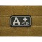 Patch Bloodtype A POS cauciuc, SWAT JTG