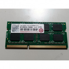 Memorie Laptop Transcend 4GB DDR3 PC3-10600S 1333Mhz CL9