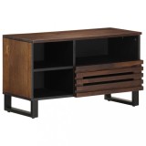 VidaXL Dulap TV maro 80x34x46 cm lemn masiv de mango