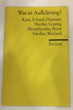 Was ist Aufkl&auml;rung? : Thesen u. Definitionen / Kant, Erhard, Hamann, Herder s.a.