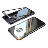 Cumpara ieftin Husa compatibila cu Samsung Galaxy S9 Plus, Magnetica Black, MyStyle Perfect Fit cu spate de sticla securizata premium
