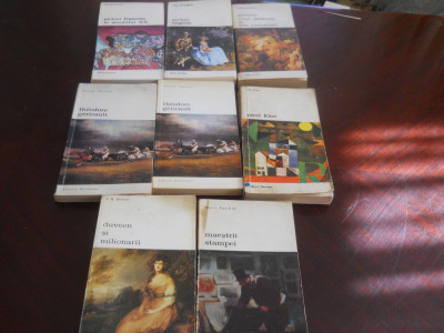 SET 8 volume arta Baudelaire-Pictorul vietii moderne , pictori englezi, francezi foto
