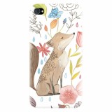 Husa silicon pentru Apple Iphone 4 / 4S, Fox