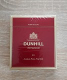 Ocazie: Pachet PLIN cu tigari DUNHILL INTERNATIONAL,anii 1980 Anglia