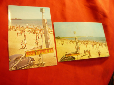 2 Ilustrate Costinesti - Plaja circ. 1976 foto