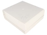Carcasă ABS gri cu panou 159mm x 140mm x 60mm