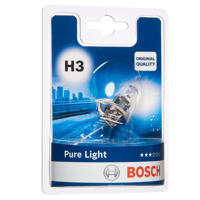 Bec Halogen H3 Bosch Pure Light, 12V, 55W foto