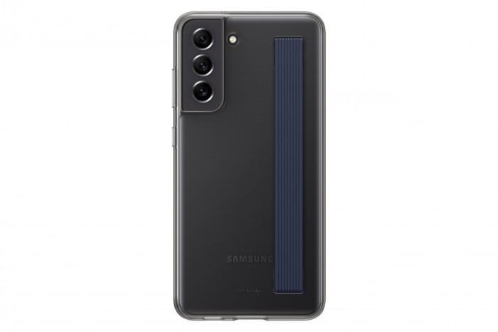 HUSA Smartphone Samsung, pt Galaxy S21 Fe, tip back cover (protectie spate), policarbonat | TPU, ultrasubtire, gri, &quot;EF-XG990CBEGWW&quot;