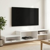 vidaXL Sistem de TV montat pe perete Montare pe perete Alb 8005989