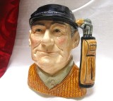 HALBA DE COLECTIE PORTELAN ENGLEZESC ROYAL DOULTON GOLFER - JUCATOR DE GOLF 19.5 CM