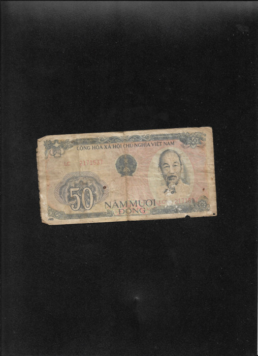 Vietnam 50 dong 1985 seria2171537 uzata