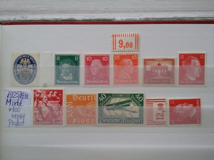 1925-1938-Germania-Amestecate-Mi=+100$-MNH-Perfect