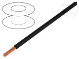 Cablu FlexiVolt 2V 1,5mm2 PVC Negru 100m