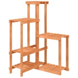 Cumpara ieftin Suport pentru flori, 62,5x61,5x101,5 cm, lemn masiv de brad