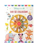 Disney bebe. Hai sa coloram! 12 creioane mici pentru maini de pitici