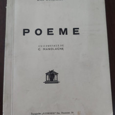 Ana Carenina - Poeme - ED.Atheneu - 1940 - Omagiu Zaharia Stancu_10.04.1947