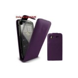 Husa Flip Piele Eco Violet Forcell HTC Sensation XL