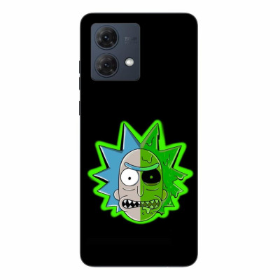 Husa compatibila cu Motorola Moto G84 Silicon Gel Tpu Model Rick And Morty Alien foto