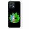 Husa compatibila cu Motorola Moto G84 Silicon Gel Tpu Model Rick And Morty Alien