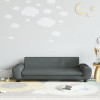 Canapea pentru copii, gri &icirc;nchis, 100x54x33 cm, catifea GartenMobel Dekor, vidaXL