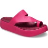 Papuci Crocs Getaway Platform Toe Loop Roz - Dragon Fruit, 36