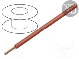 Cablu FlexiPlast 1x0,25mm2 litat Cu roşu 1kV 6A ST&Auml;UBLI