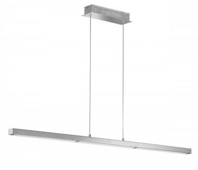 Lampa suspendata Wofi Led LEVI crom tactil dimmer, 102 x 105 cm foto