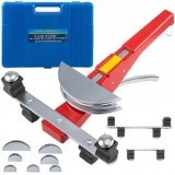 Dispozitiv de indoit tevi cu 7 matrite 1/4&quot;, 5/16&quot;, 3/8&quot;, 1/2&quot;, 5/8&quot;, 3/4&quot;, 7/8&quot;, Clichet, Cutie depozitare
